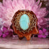 Turquoise with Gold Crown (7th) Chakra