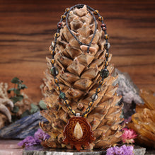 アクセサリー pine Petrified Wood Baby Sinew – Third Eye Pinecones
