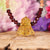 Amber Bee Beaded Choker Necklace