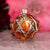 Red Sunstone with Silver Merkaba