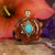 Turquoise with Gold Merkaba