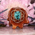 Shattuckite with Gold Seed of Life