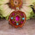 Pink Paua Shell with Gold Seed of Life Multi-Glow