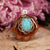 Amazonite with Silver Seed of Life