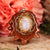 Moonstone with Gold Seed of Life