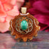 Malachite with Gold Seed of Life