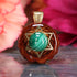 Malachite with Gold Merkaba