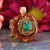 Malachite with Gold Seed of Life