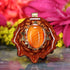 Carnelian with Gold Sri Yantra