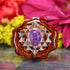 Charoite with Silver Sri Yantra