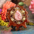 Rhodochrosite with Gold Flower of Life Multi-Stone