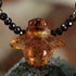 Amber Bee Beaded Choker Necklace