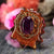 Amethyst with Gold Seed of Life