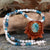 Shattuckite Beaded Necklace