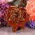 Mexican Fire Agate with Gold Merkaba