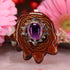 Amethyst with Silver Sri Yantra