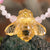 Amber Bee Beaded Choker Necklace