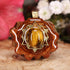 Yellow Tiger's Eye with Gold 64 Star Tetrahedron