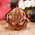 Orange Goldstone with Gold Seed of Life Multi-Stone