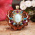 Larimar with Gold 64 Star Tetrahedron Multi-Stone