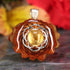 Citrine with Silver Seed of Life