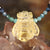 Amber Bee Beaded Choker Necklace