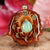 Sterling Opal with Gold Moon Cycle
