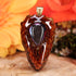 Purple Druzy Quartz Teardrop