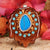 Blue Morpho Butterfly Wing with Multi-Glow
