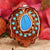 Blue Morpho Butterfly Wing with Multi-Glow