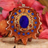 Lapis Lazuli with Gold Seed of Life Multi-Glow