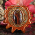 Tiger Iron with Gold Flower of Life