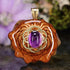 Amethyst with Gold Seed of Life