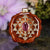 Amethyst with Gold Sri Yantra