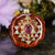 Amethyst with Gold Sri Yantra