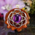 Amethyst with Silver Seed of Life