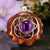 Amethyst with Silver Seed of Life