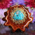 Blue Mohave Turquoise with Gold Crown (7th) Chakra