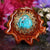 Blue Mohave Turquoise with Gold Crown (7th) Chakra