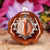 Crazy Lace Agate with Silver Sri Yantra