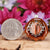 Crazy Lace Agate with Silver Sri Yantra