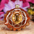 Yellow Amber with Gold Seed of Life