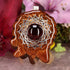 Red Garnet with Silver Crown (7th) Chakra