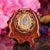 Orgonite with Australian Blue Opal and Gold Solar Plexus (3rd) Chakra