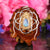 Orgonite with Australian Blue Opal and Silver Seed of Life