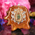 Orgonite with Green Garnet and Silver 64 Star Tetrahedron