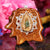 Orgonite with Green Garnet and Silver 64 Star Tetrahedron