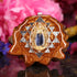 Orgonite with Blue Kyanite and Silver Sri Yantra
