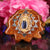 Orgonite with Blue Kyanite and Silver Sri Yantra