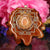 Orgonite with Tangerine Star Sapphire and Gold Kali Yantra